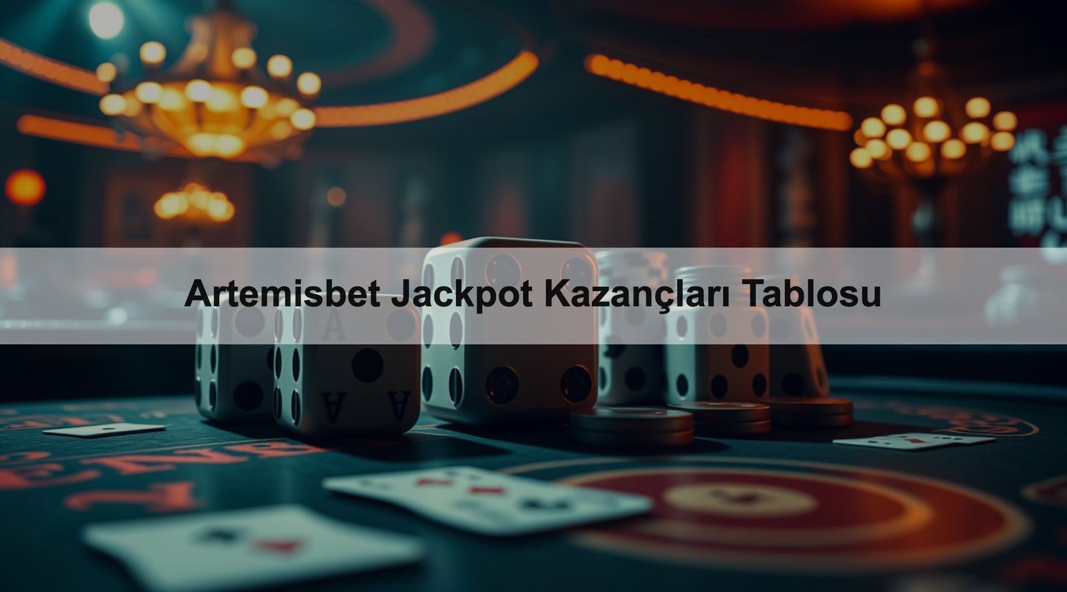 Artemisbet Jackpot Kazançları Tablosu